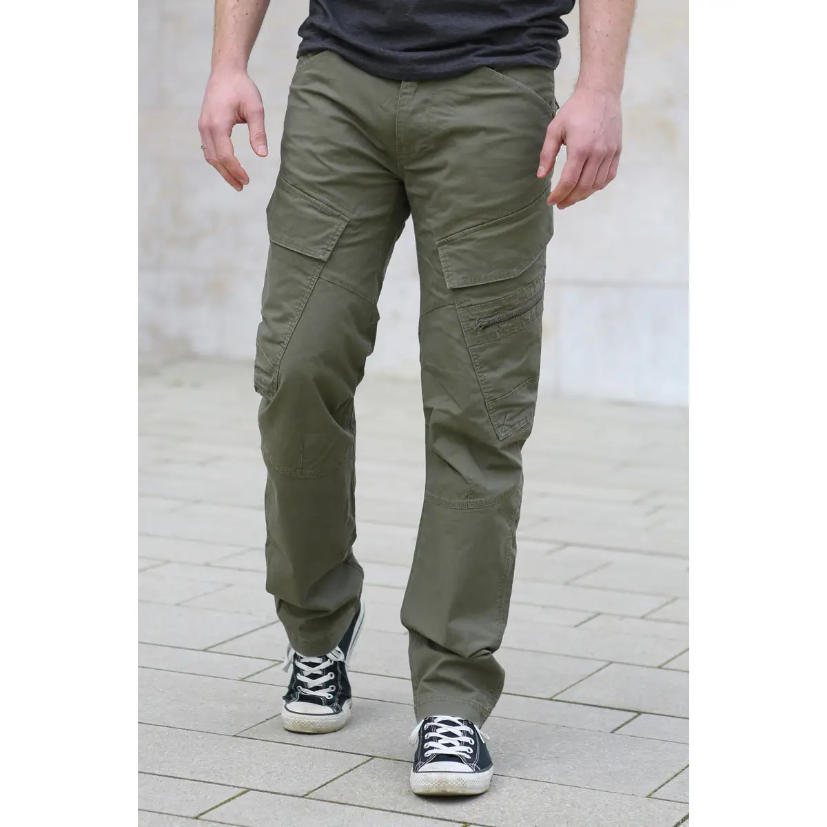 BRANDIT Adven Slim Fit Trousers oliv