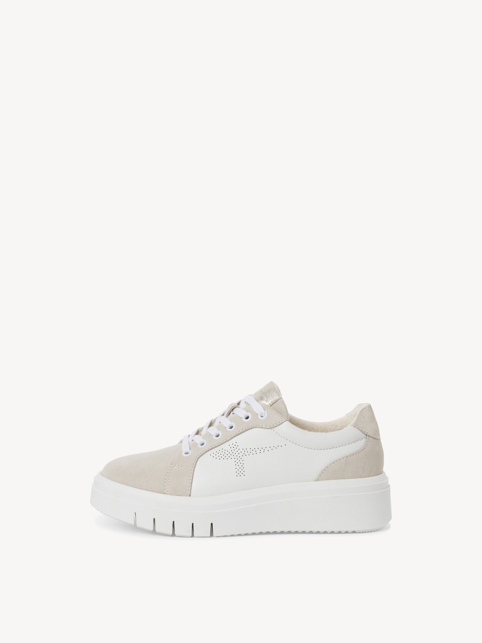 Basket en cuir - blanc
