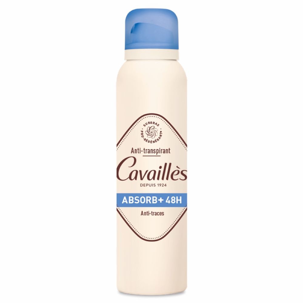 Cavaillès ABSORB+ 48H ANTI-TRACES SPRAY 150ML DEODORANTS