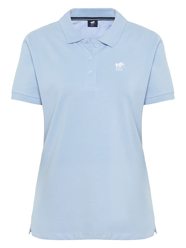 Polo Sylt Poloshirt in Hellblau günstig kaufen
