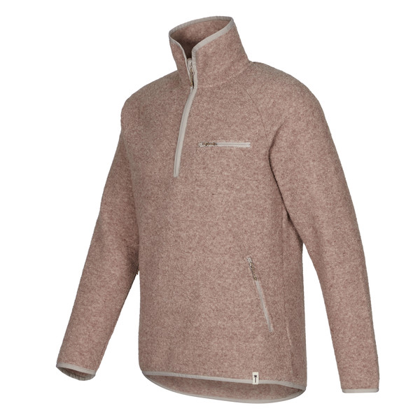 REILA KNITTED FLEECE HALFZIP Herren - Wollpullover