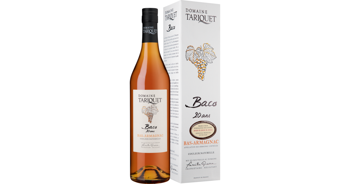 Armagnac Domaine Tariquet Baco 20 Anges