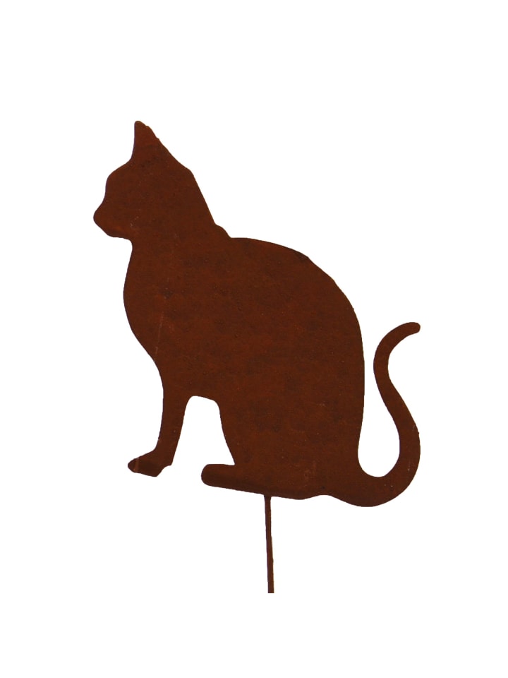 UNUS 3er Set Gartenstecker Rost Katzen in Braun günstig kaufen onesize