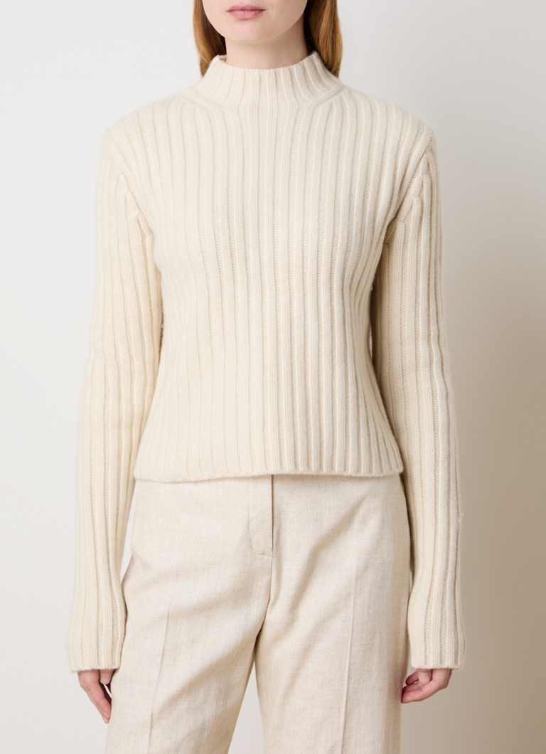Maglione TOTEME a maglia grossa in misto cashmere con collo alto