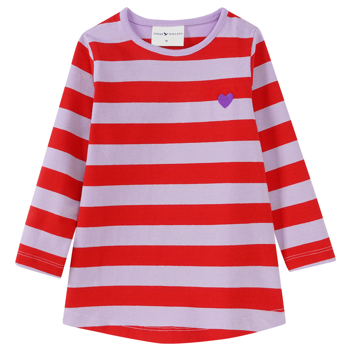 Mädchen Langarmshirt mit Streifen