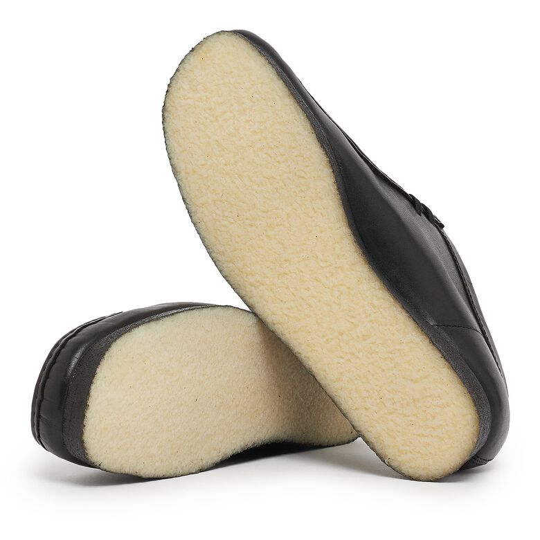 Clarks Wallabee black leather