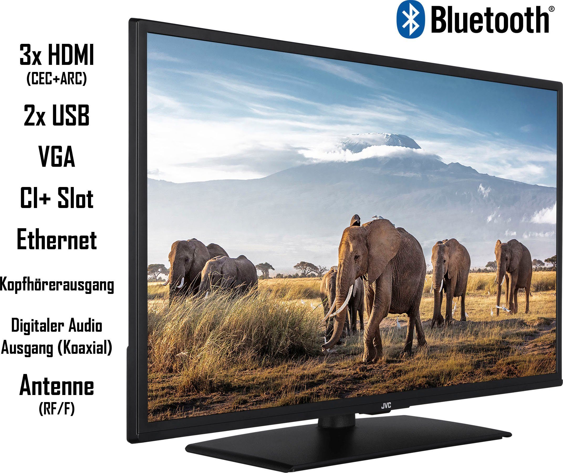 JVC LT-32VH5157 LED-Fernseher (80 cm/32 Zoll, HD ready, Smart-TV)