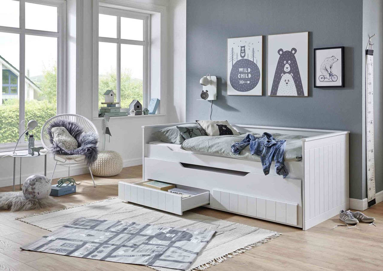Relita Funktionsbett RONNY 2 Liegeflächen und 2 Schubladen