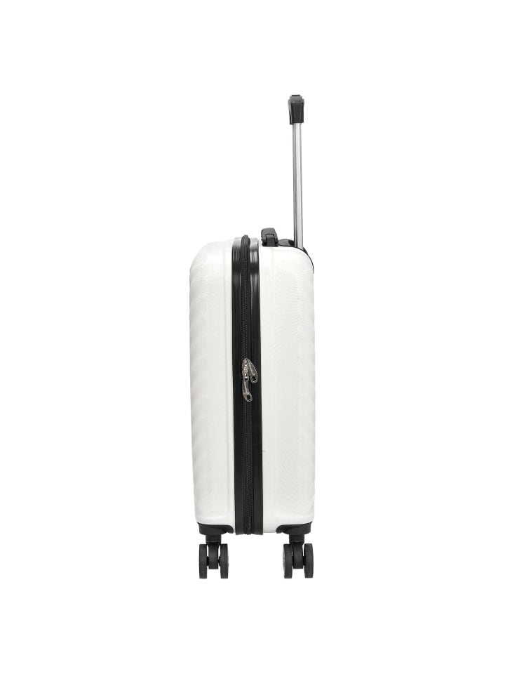 Paradise by CHECK.IN Kingston - 4-Rollen-Kabinentrolley 55 cm (lila) in weiÃŸ günstig kaufen onesize