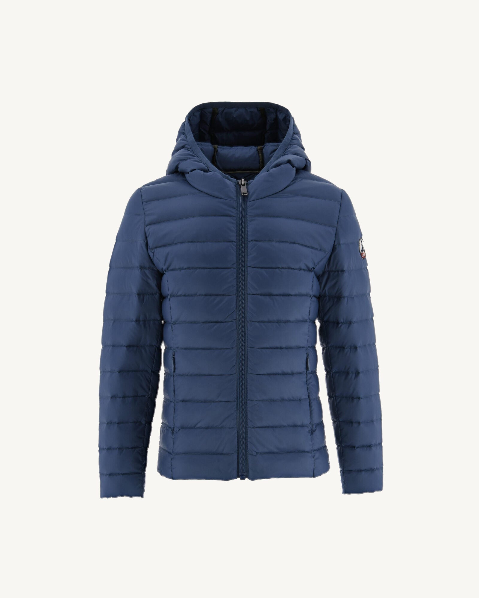 Doudoune légère à capuche enfant Bleu jeans Carla
