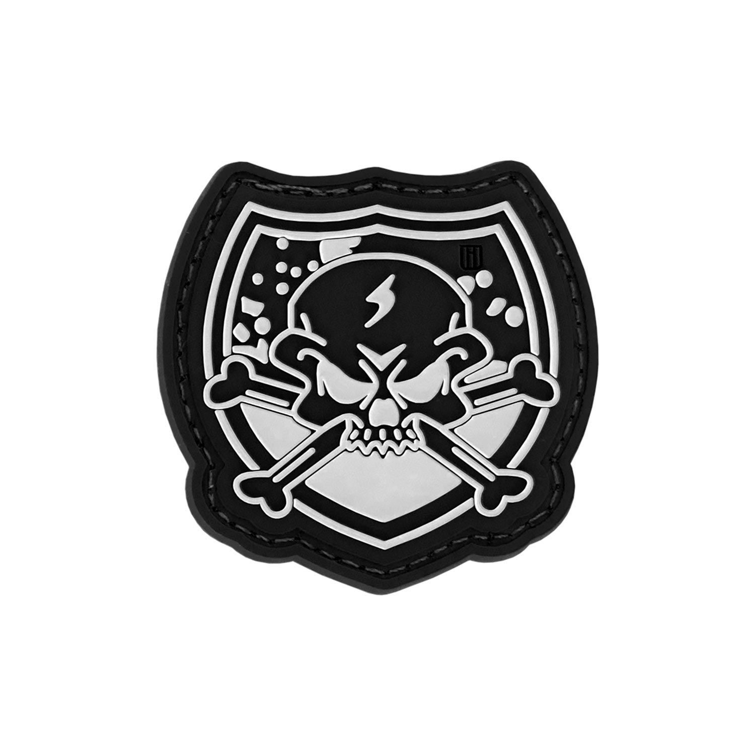 Rubber Patch Skull and Crossbones