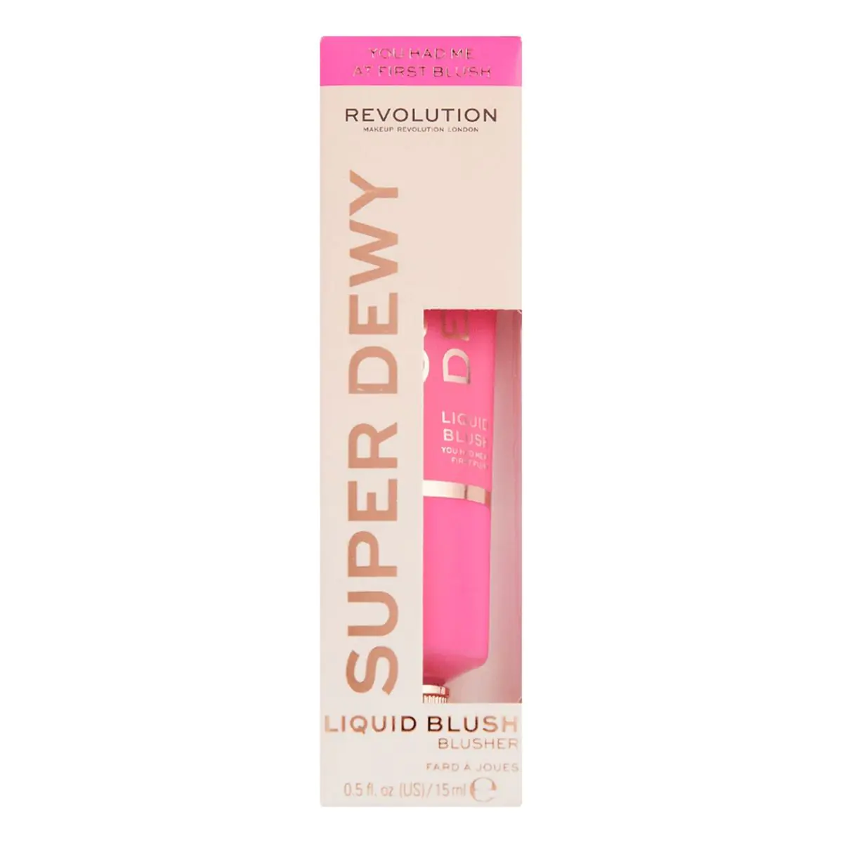 MAKEUP REVOLUTION Superdewy течно руменило You Had Me At First 15ml