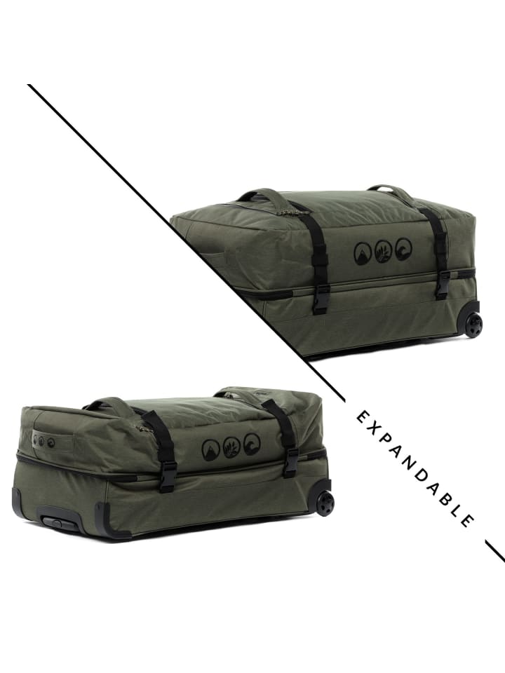 SONS OF ALOHA Reisetasche Reisetasche mit Rollen groß | Duffle 80 cm XXL 140L in grün günstig kaufen