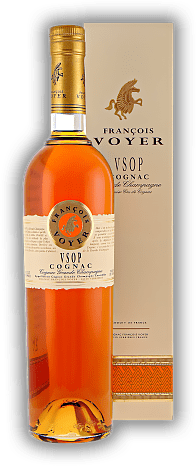 Francois Voyer VSOP Premier Cru de Cognac Grande Champagne Francois Voyer VSOP Premier Cru de Cognac Grande Champagne Eine Assemblage aus 7-14 Jahre alten Eaux-de Vie. 0,7	 Liter - Vol 40%