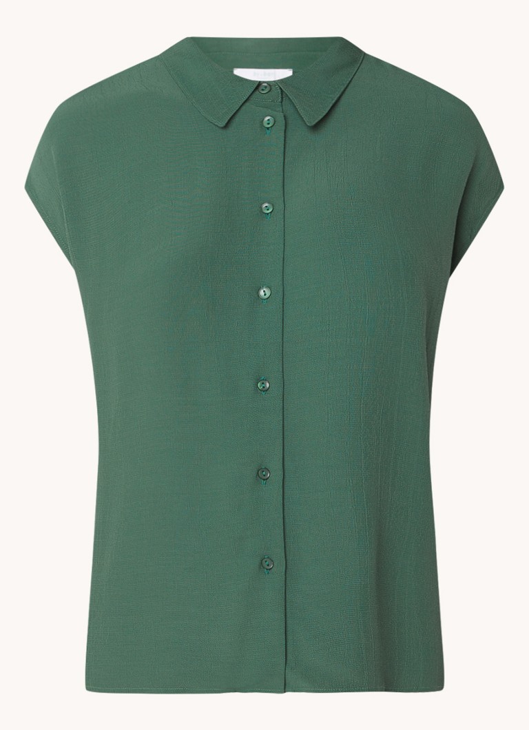 Kiek Bluse aus strukturiertem Crêpe von by-bar