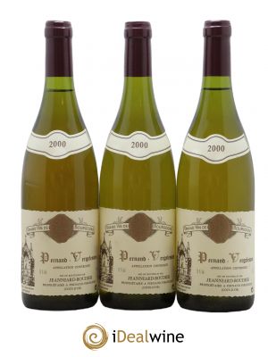 Pernand-Vergelesses Domaine Jeanniard Boudier 2000 - Lot de 3 Bouteilles