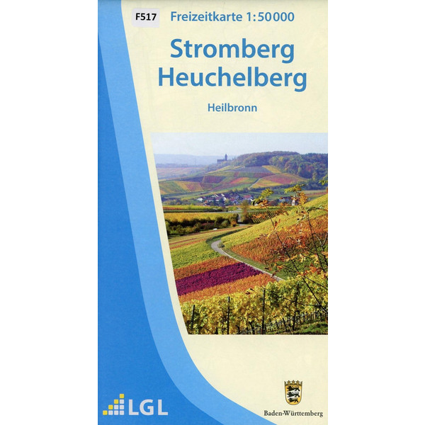 Freizeitkarte Stromberg Heuchelberg / Heilbronn 1 : 50 000 - Wanderkarte