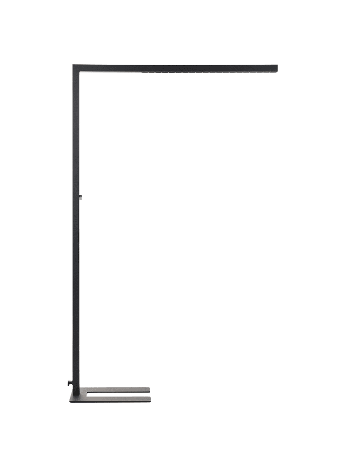 Beliani Stehleuchten SAGITTA in Schwarz - (W) 121 x (H) 194 x (L) 30 cm günstig kaufen onesize