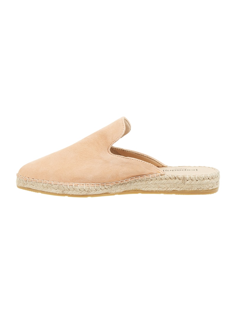 Pantolette aus Leder Modell 'Marrakesh' in apricot