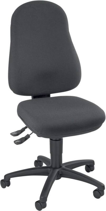 TOPSTAR Bürostuhl Permanentkontakt Stoff Optional Anthrazit 110 kg Point 60