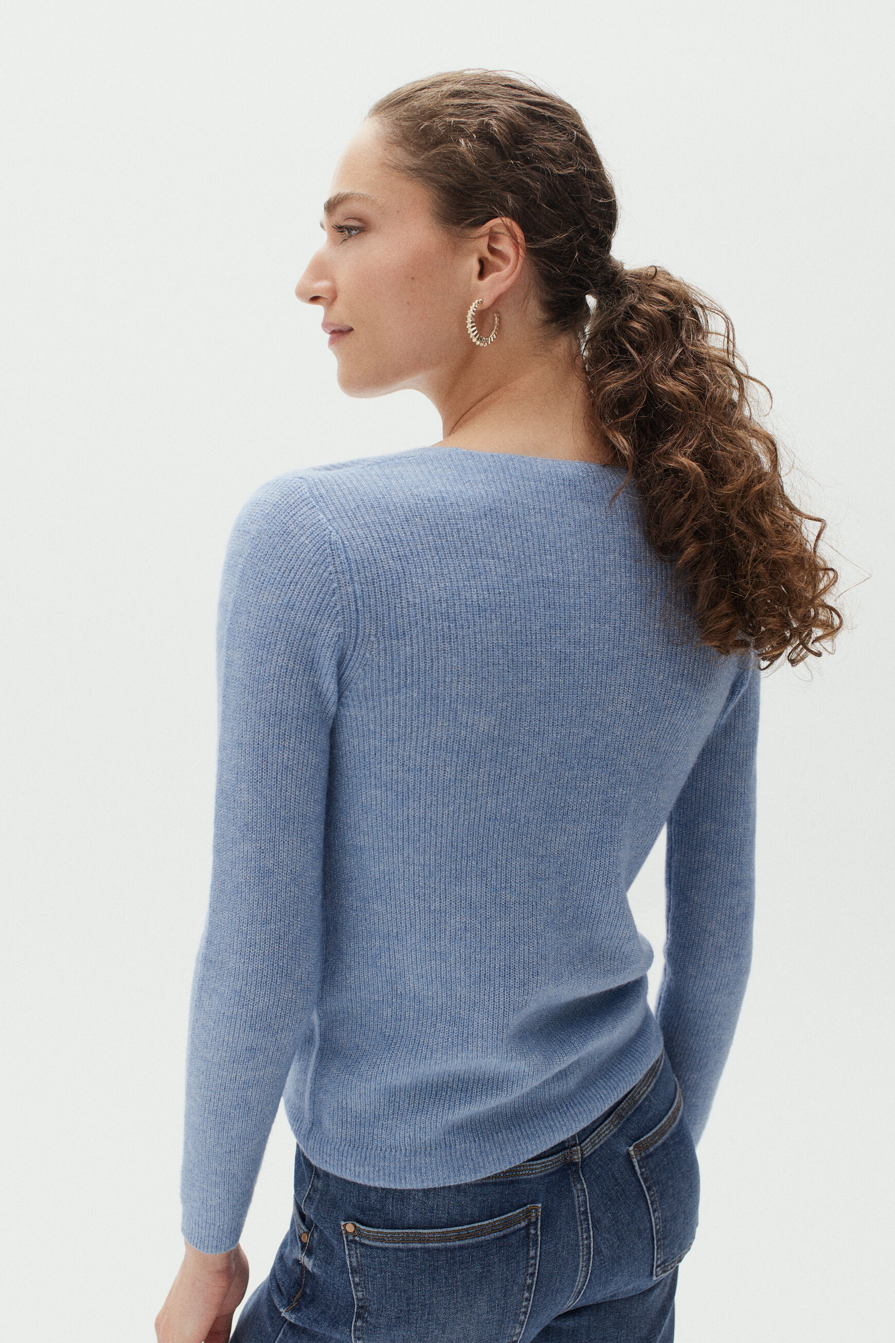pull gaelle denim stone femme