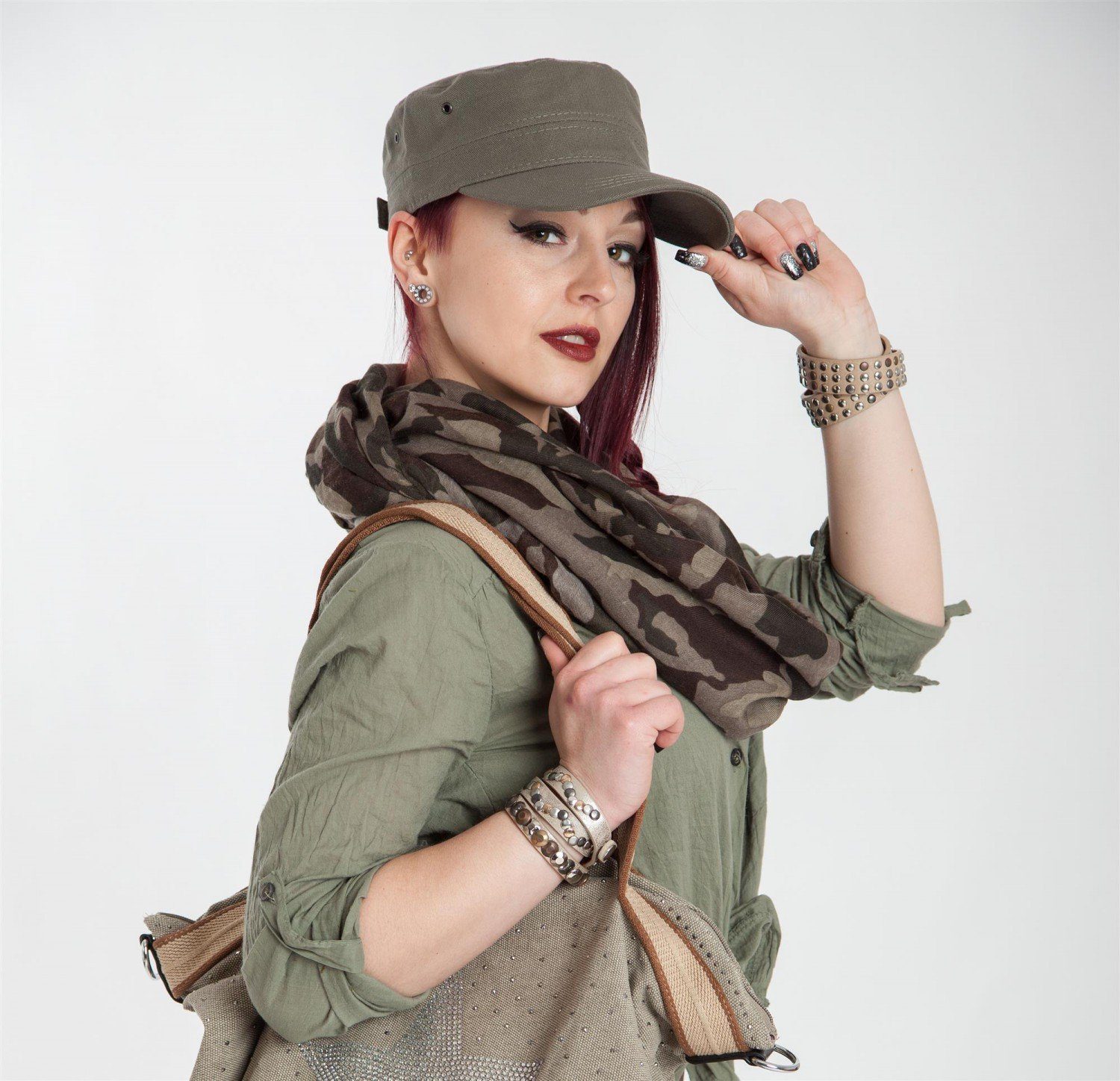 styleBREAKER Army Cap (1-St) Cap im Military Stil