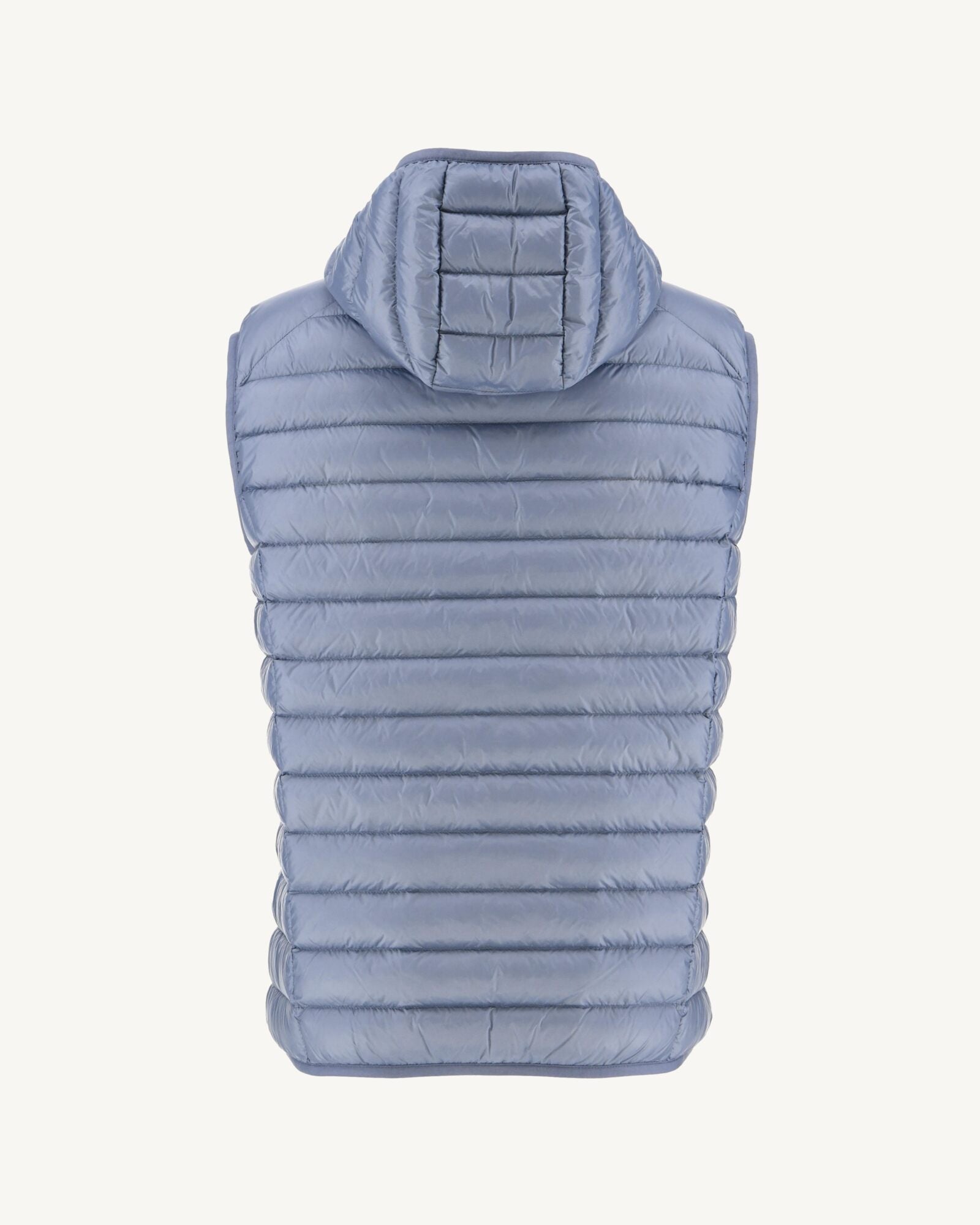 Doudoune sans manches à capuche Bleu délavé Pat