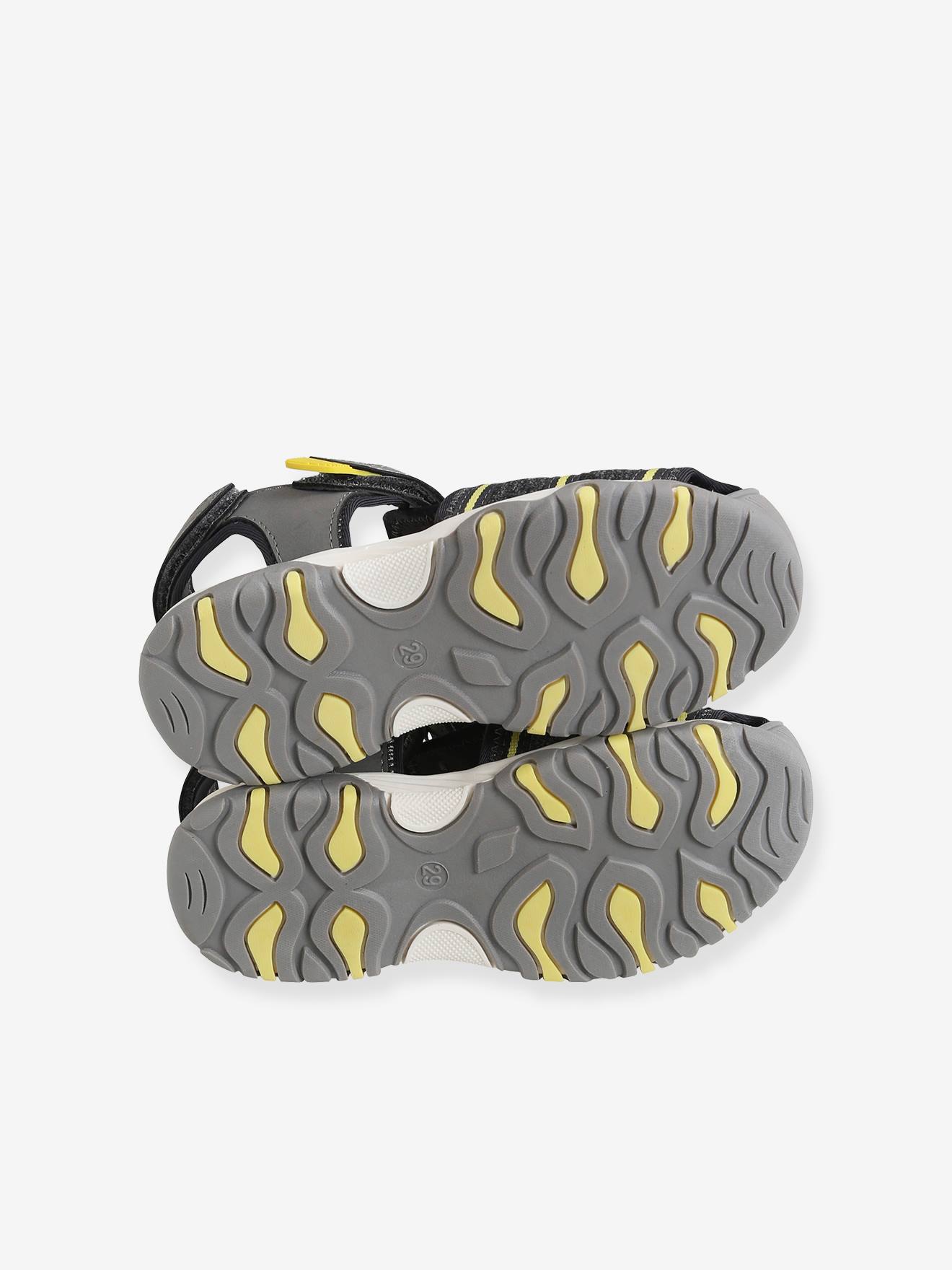 Vertbaudet Jungen Outdoor-Sandalen - grau