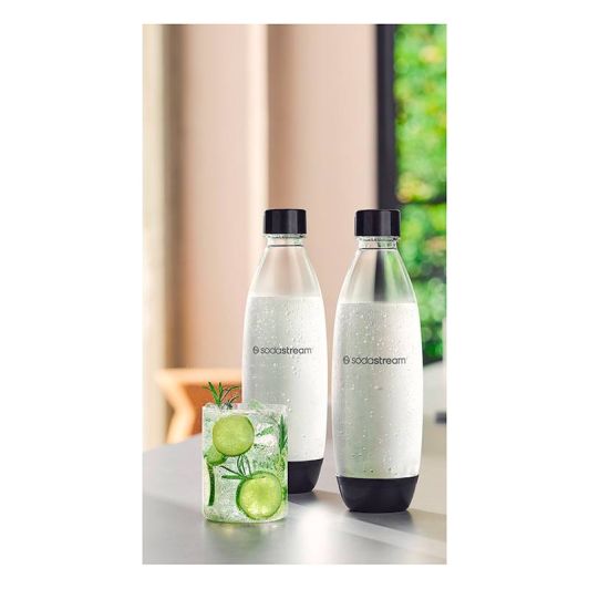 Sticle SODASTREAM – Set de 2 x 1L – Se pot spăla în mașina de spălat vase