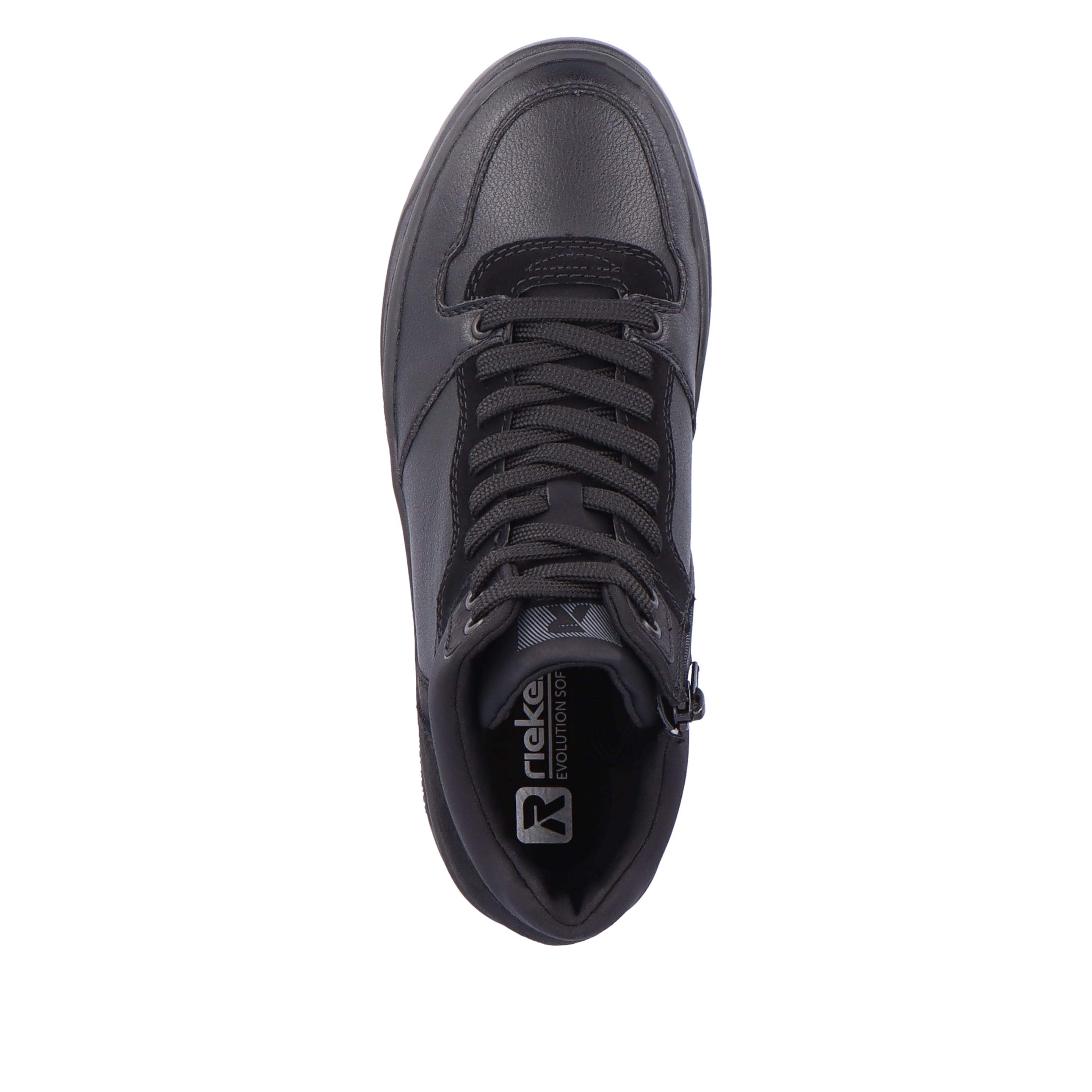 Rieker Herren Sneaker High steel black