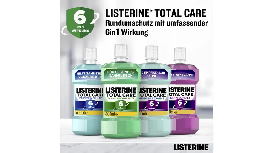 Listerine Total Care Mundspülung Probiergröße 95 ml
