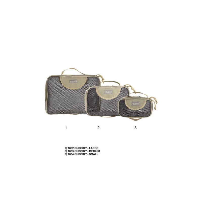 Maxpedition Militärtasche, Cuboid Large Black, hergestellt in den USA.