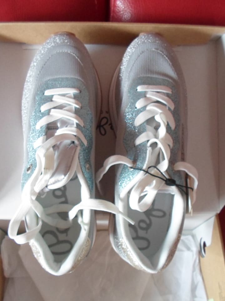 Pepe Jeans FOOTWEAR Sneakers in Silber-Grau & Türkis gr 39 günstig kaufen 39