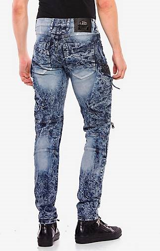 Cipo & Baxx Cargohose mit Edelstein Taschen in Regular Fit