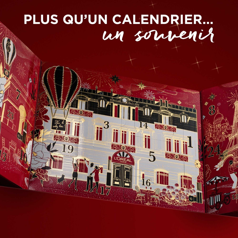 L'Oréal Paris Calendrier de l'Avent Coffret 24 jours maquillage, soin visage, cheveux
