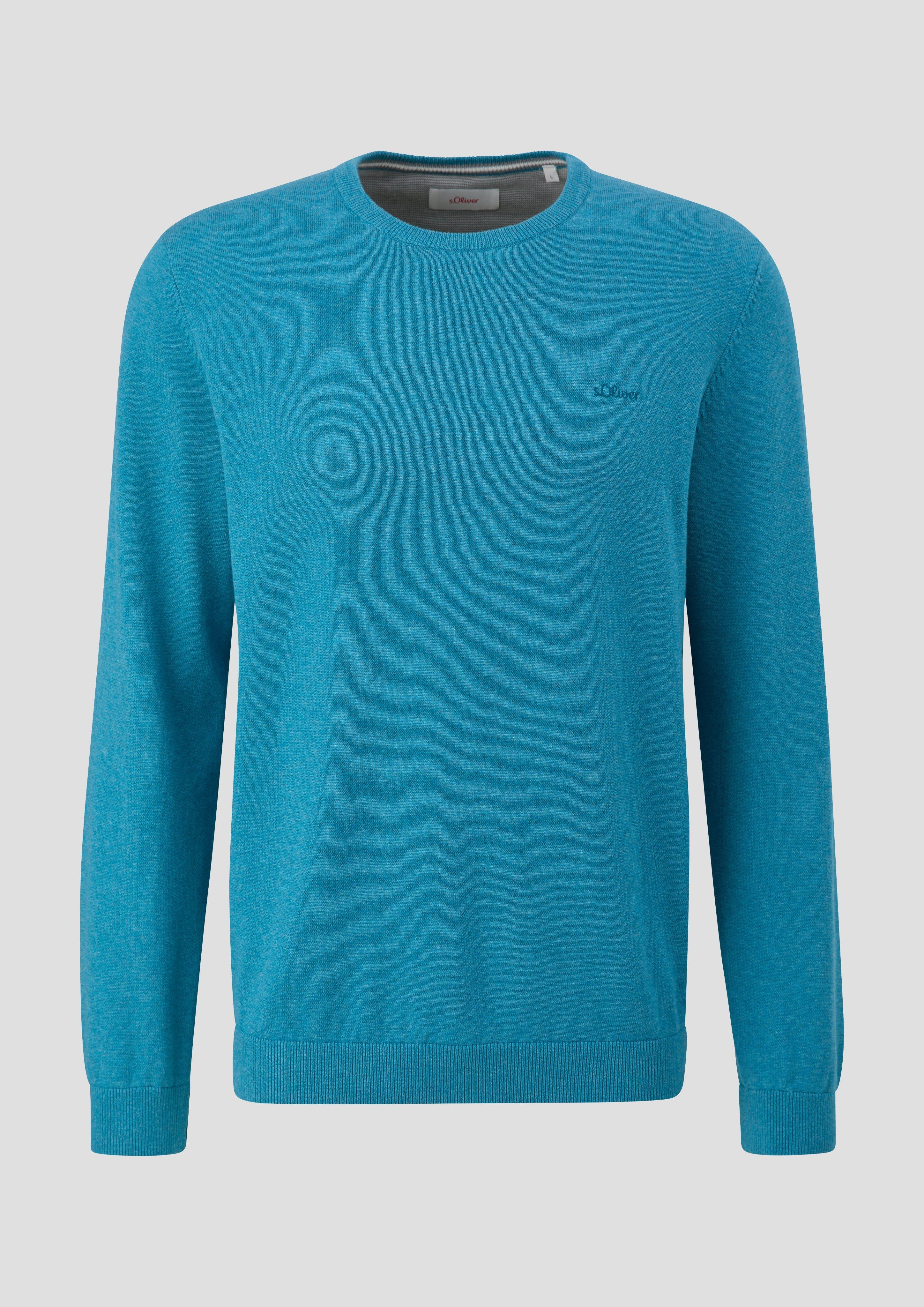 Strickpullover mit Logo-Stickerei  2143173-65W0