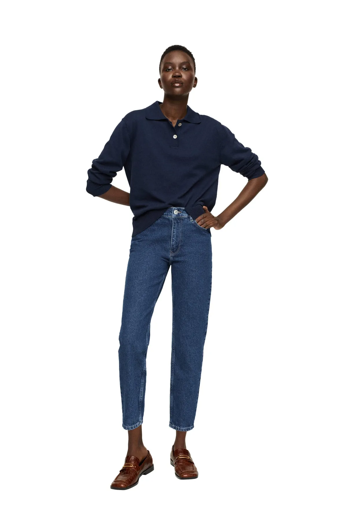 MANGO  Blaue Damenjeans 17005949