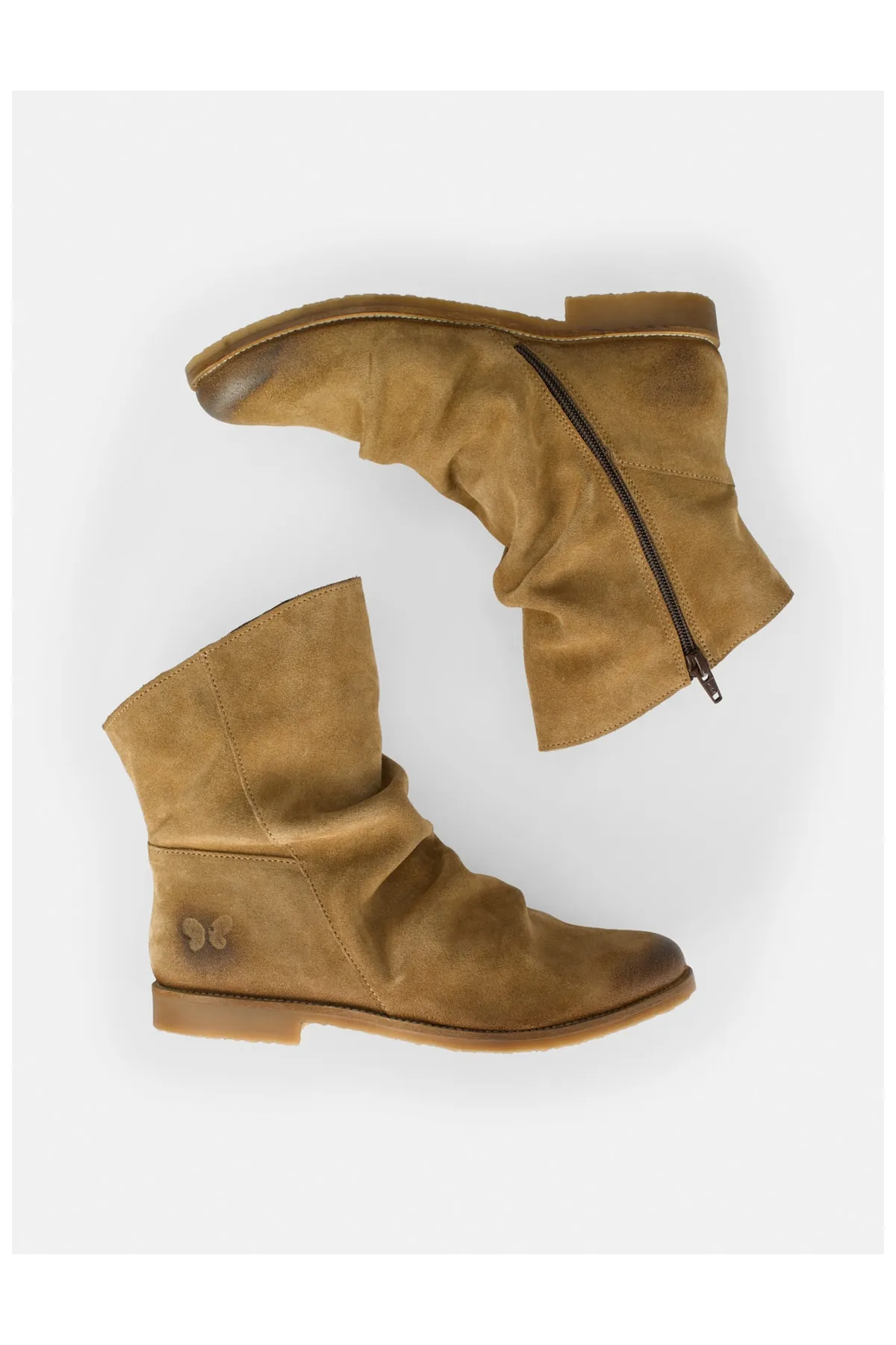 Felmini  Stiefelette - Grau - Blockabsatz