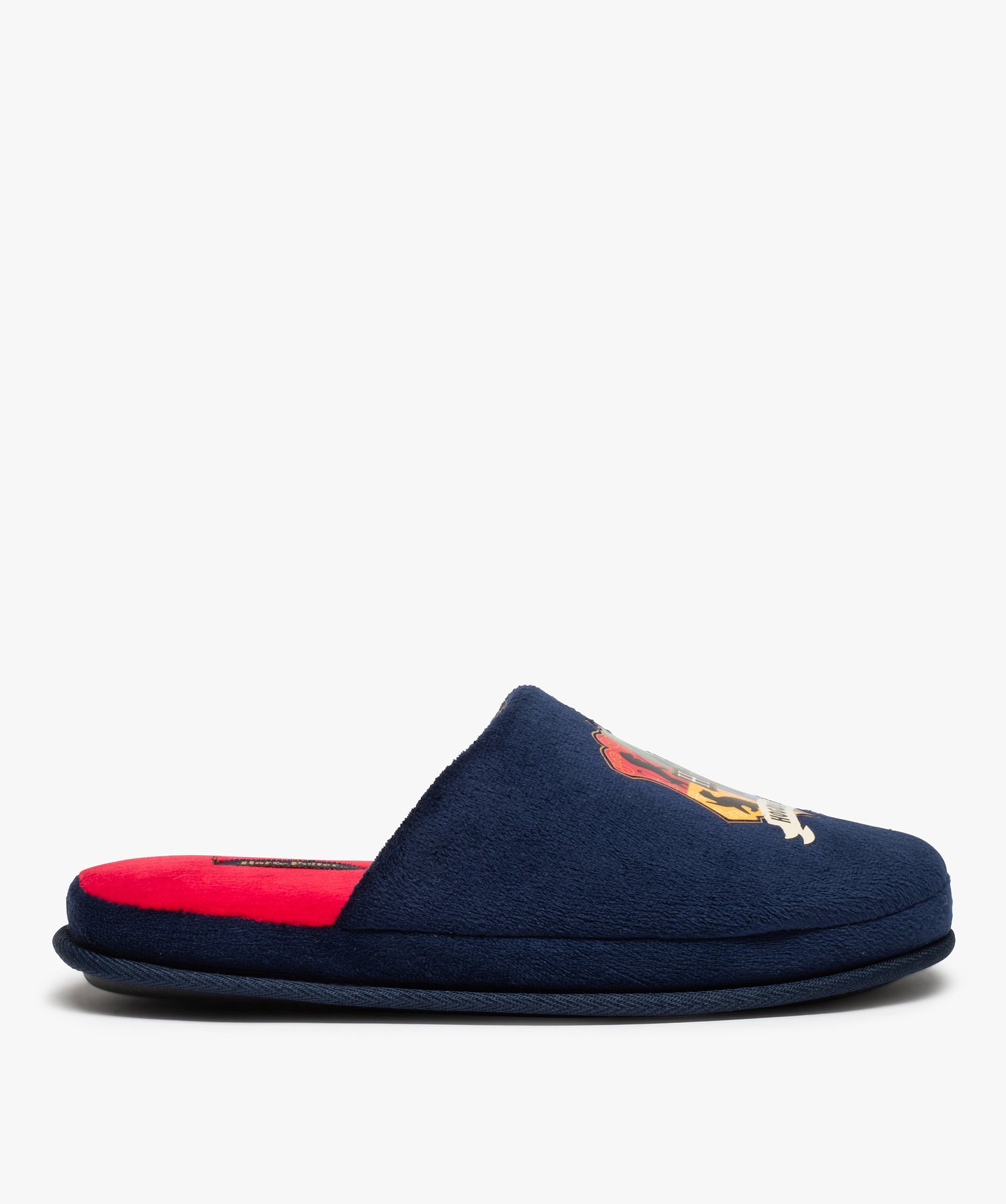 Chaussons homme mules en velours imprimés Hogwarts – Harr... bleu | GEMO