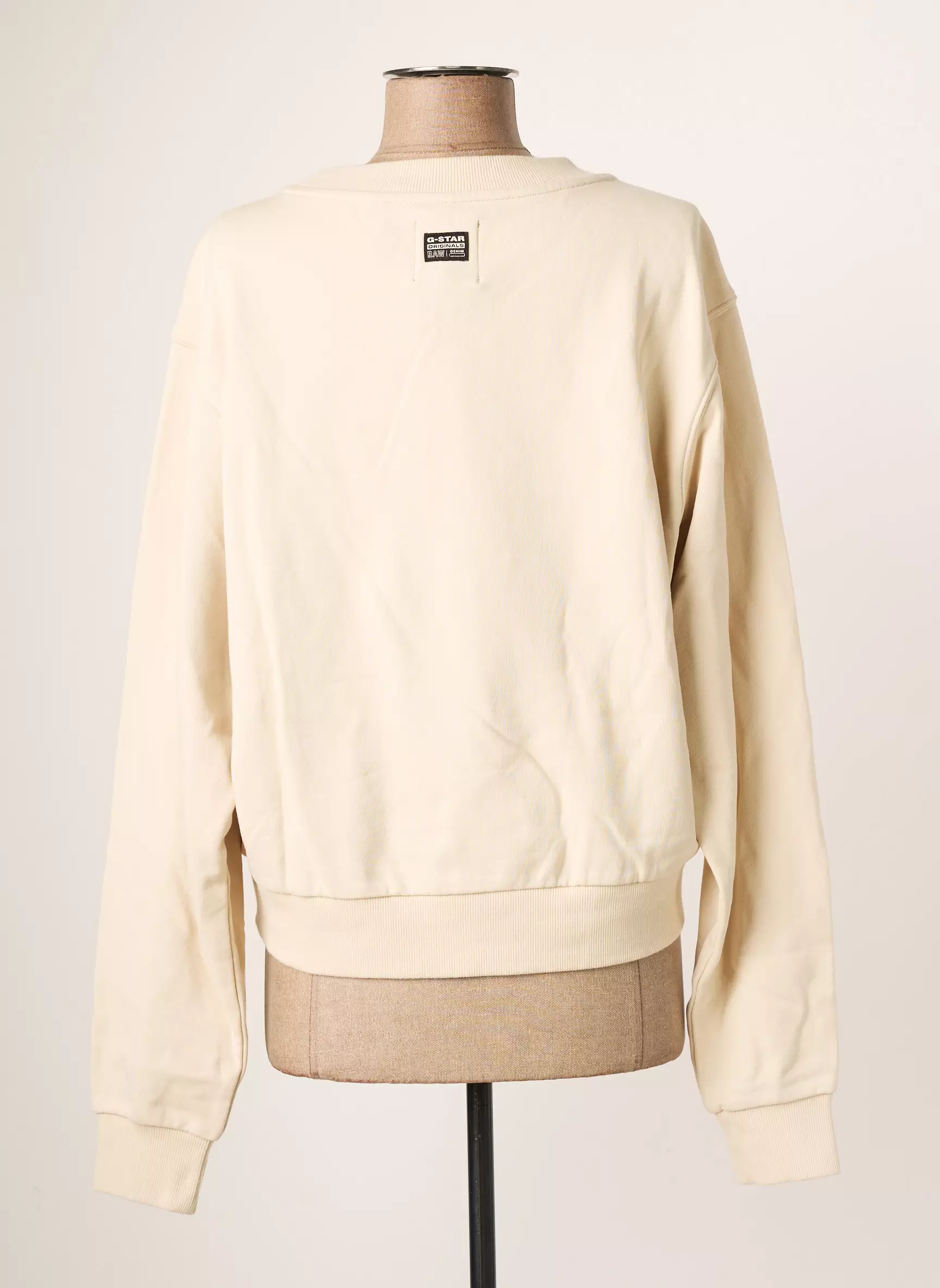 G Star Sweats Femme couleur beige