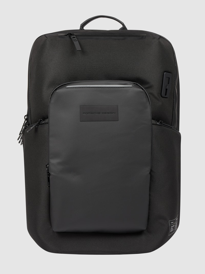 Rucksack mit USB-Anschluss - wasserdicht in schwarz