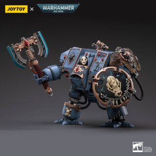 Warhammer 40k Actionfigur 1/18 Space Marines Space Wolves Venerable Dreadnought Brother Hvor 20 cm