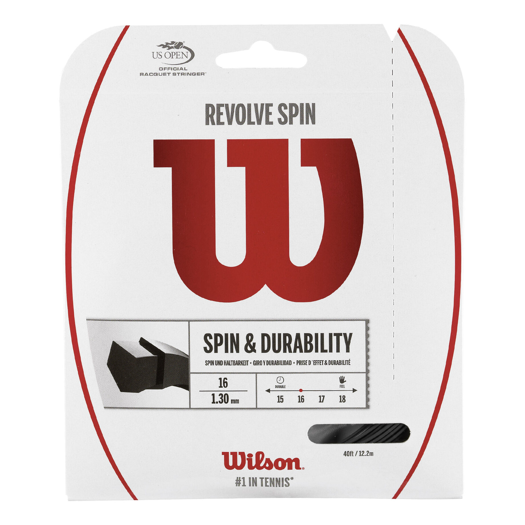 Revolve Spin Saitenset 12,2m - Schwarz