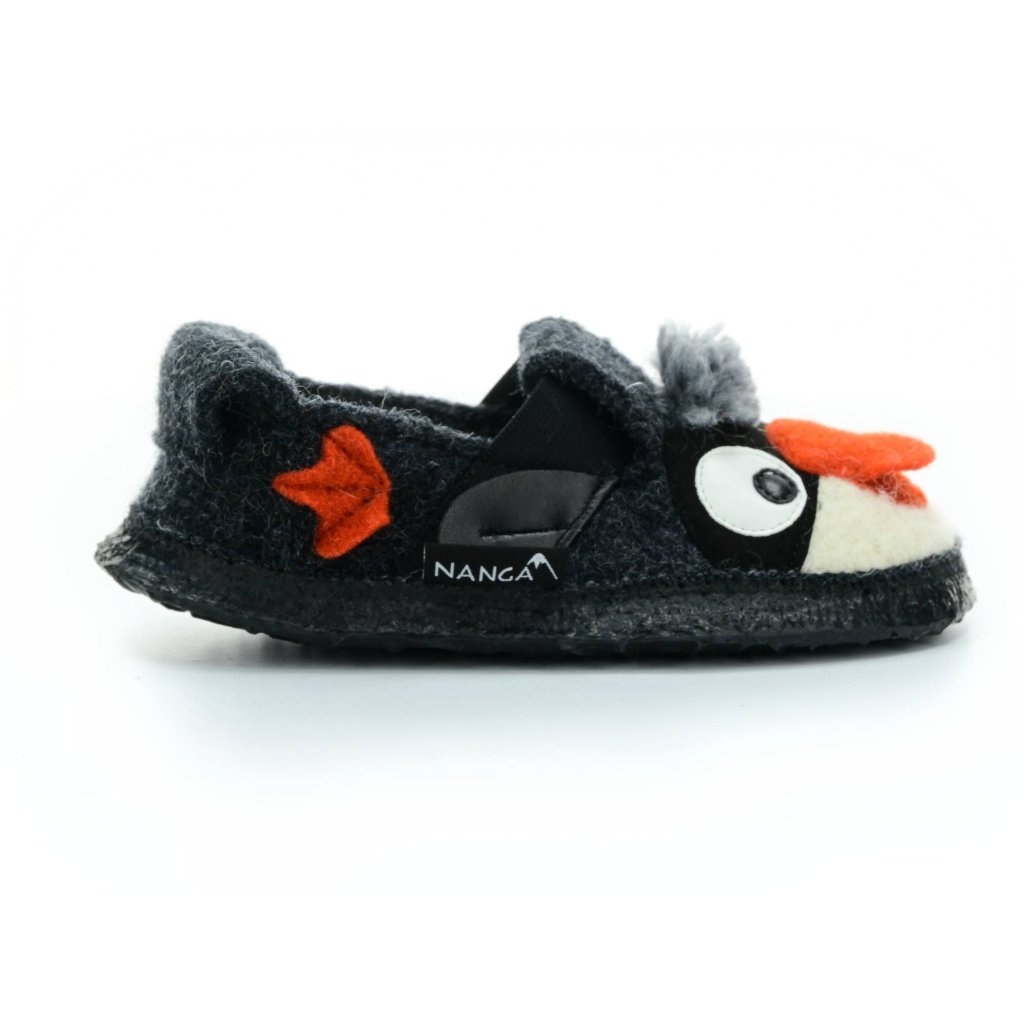 Nanga Fuzzi Pingu Dunkelgrau Barfußhausschuhe