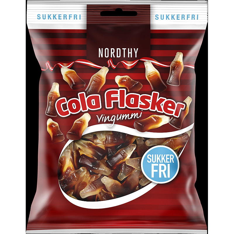 Colaflasker 80 g sukkerfri