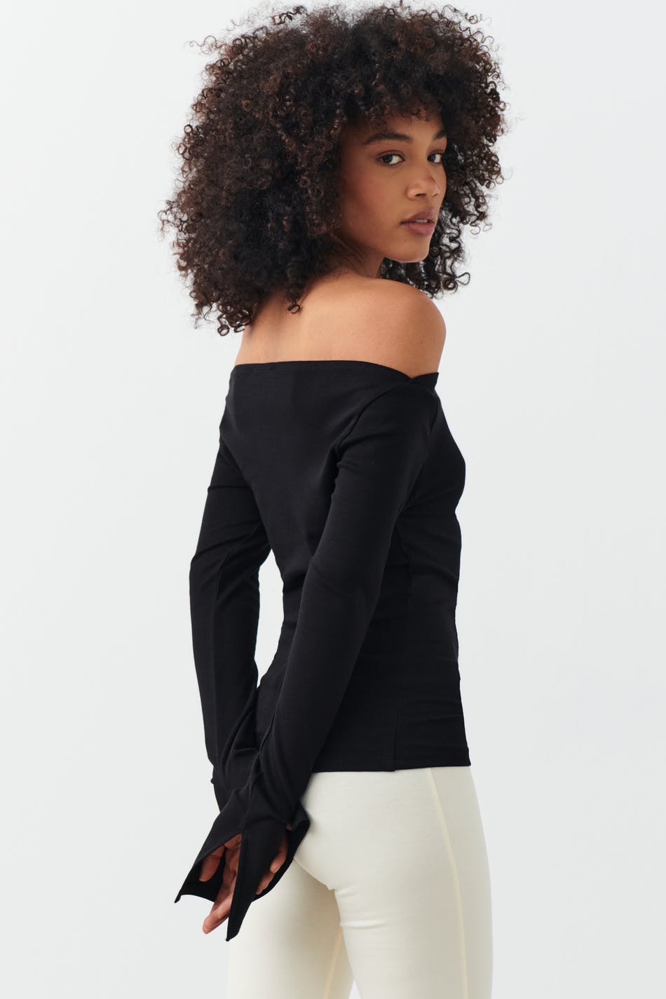 Soft boatneck top