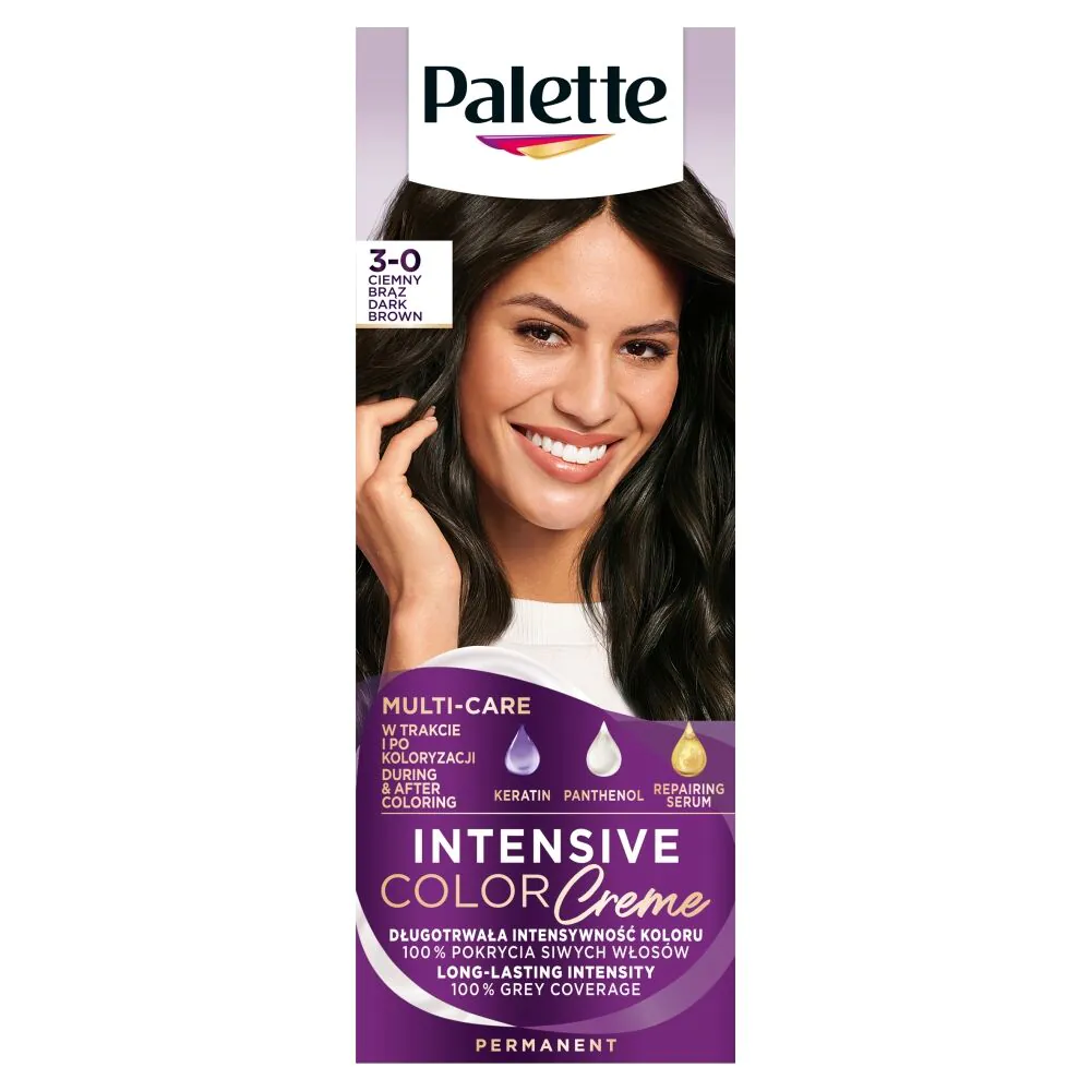 Palette Intensive Color Creme dažai N2 tamsiai rudi