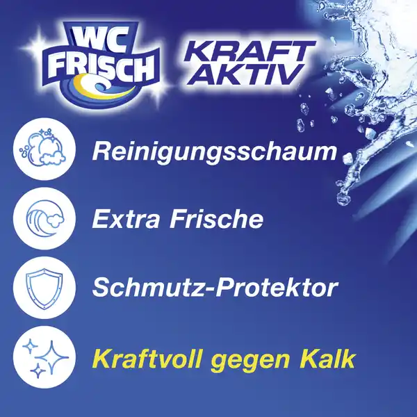 Kraft Aktiv WC Reiniger Gel Ozeanfrische