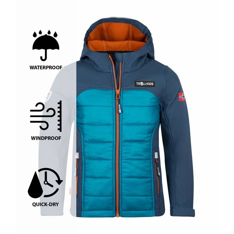 Trollkids Lysefjord Softshelljacke Kinder