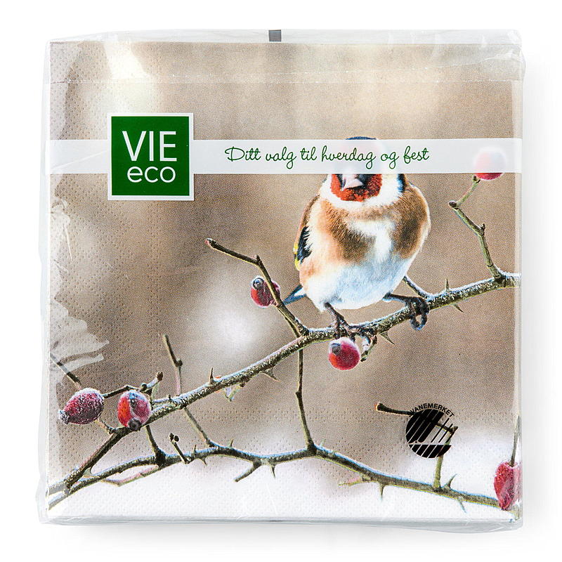 Vie Eco Servietter 20-pk 33x33 cm, Vinter